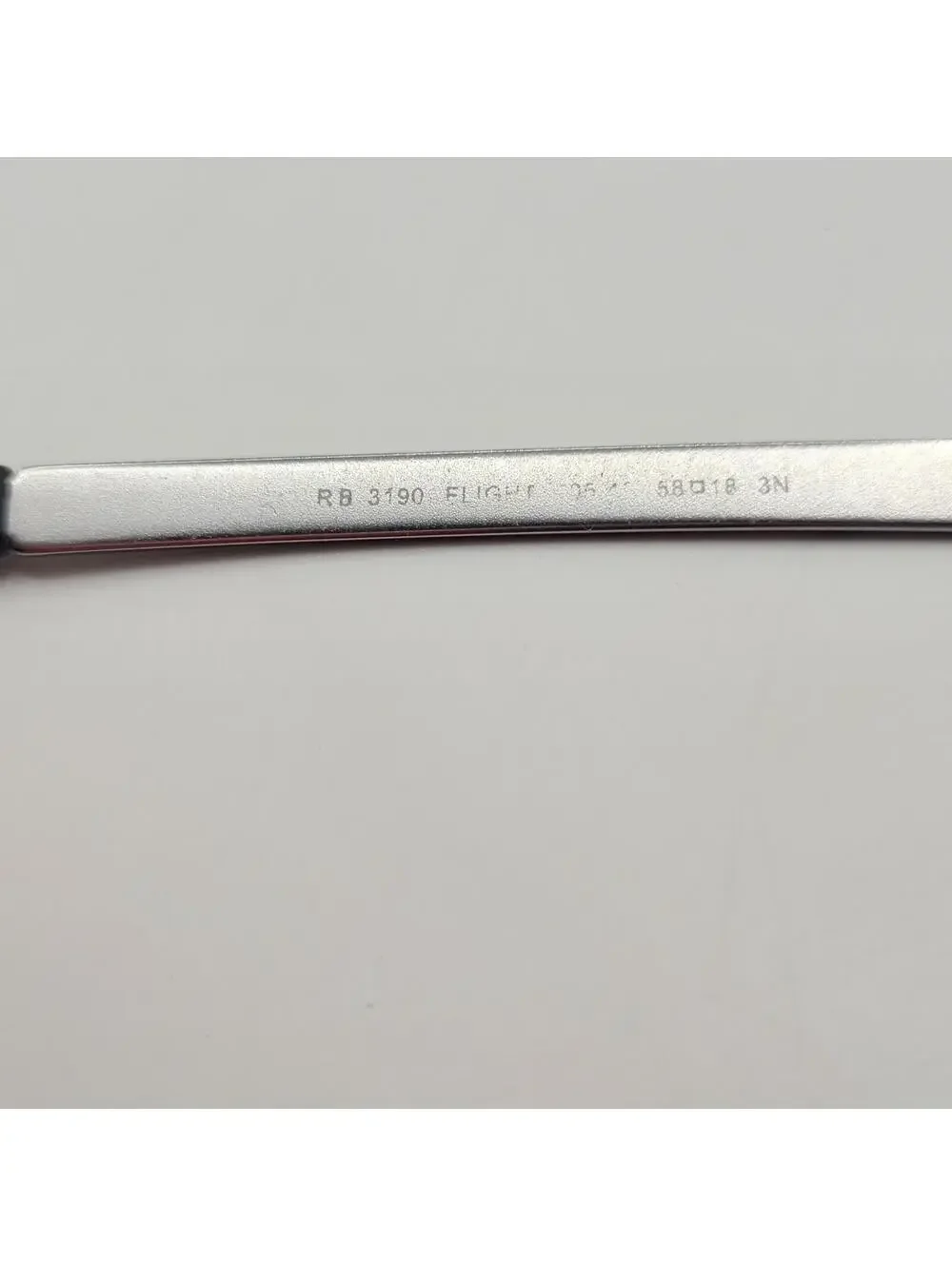 Ray Ban RB3190 Flight 005/48 Gunmetal 58-18 Sunglasses FRAMES ONLY